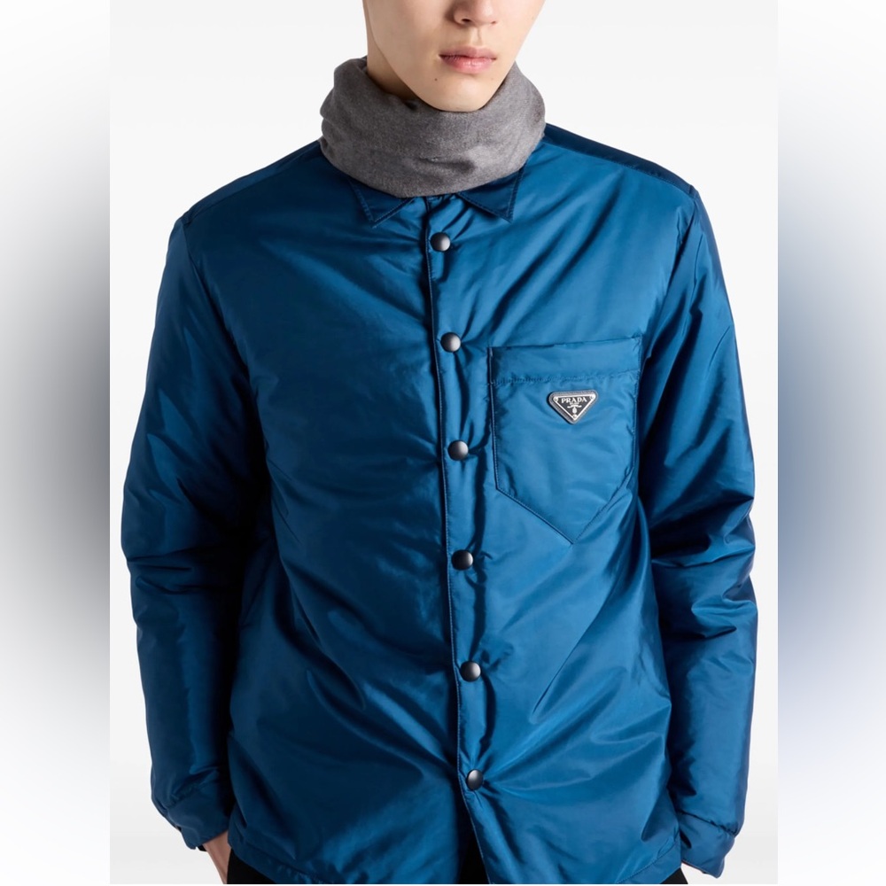 Prada men light weight down jacket
